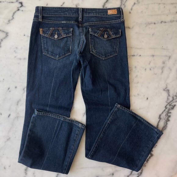 Paige Fairfax Flare Low Rise Denim - Picture 8 of 12
